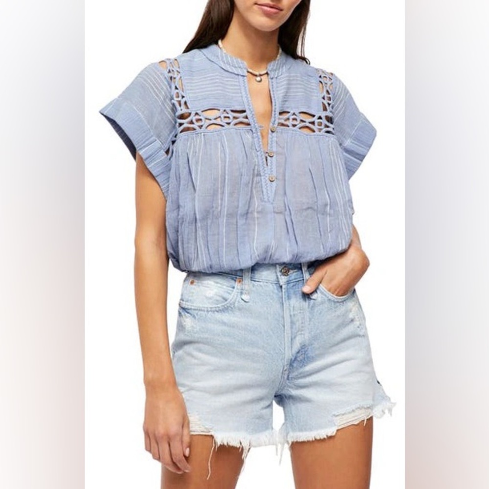 Free People // Cedar Lace Pullover Top